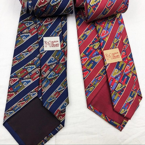 Vintage Museum of Fine Arts Boston: Two Tie Bundle - Picture 4 of 5